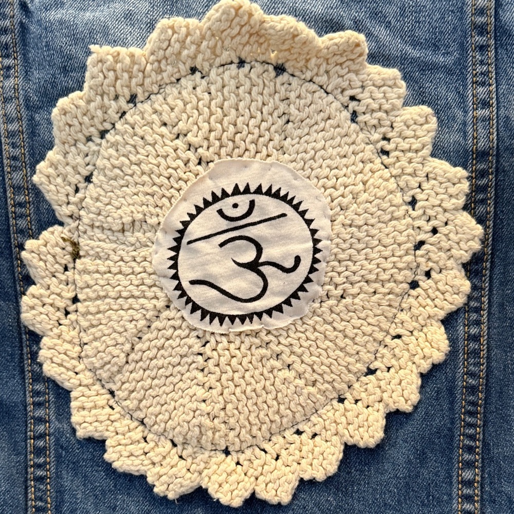 GAPkids Blue Denim Jacket with Patch